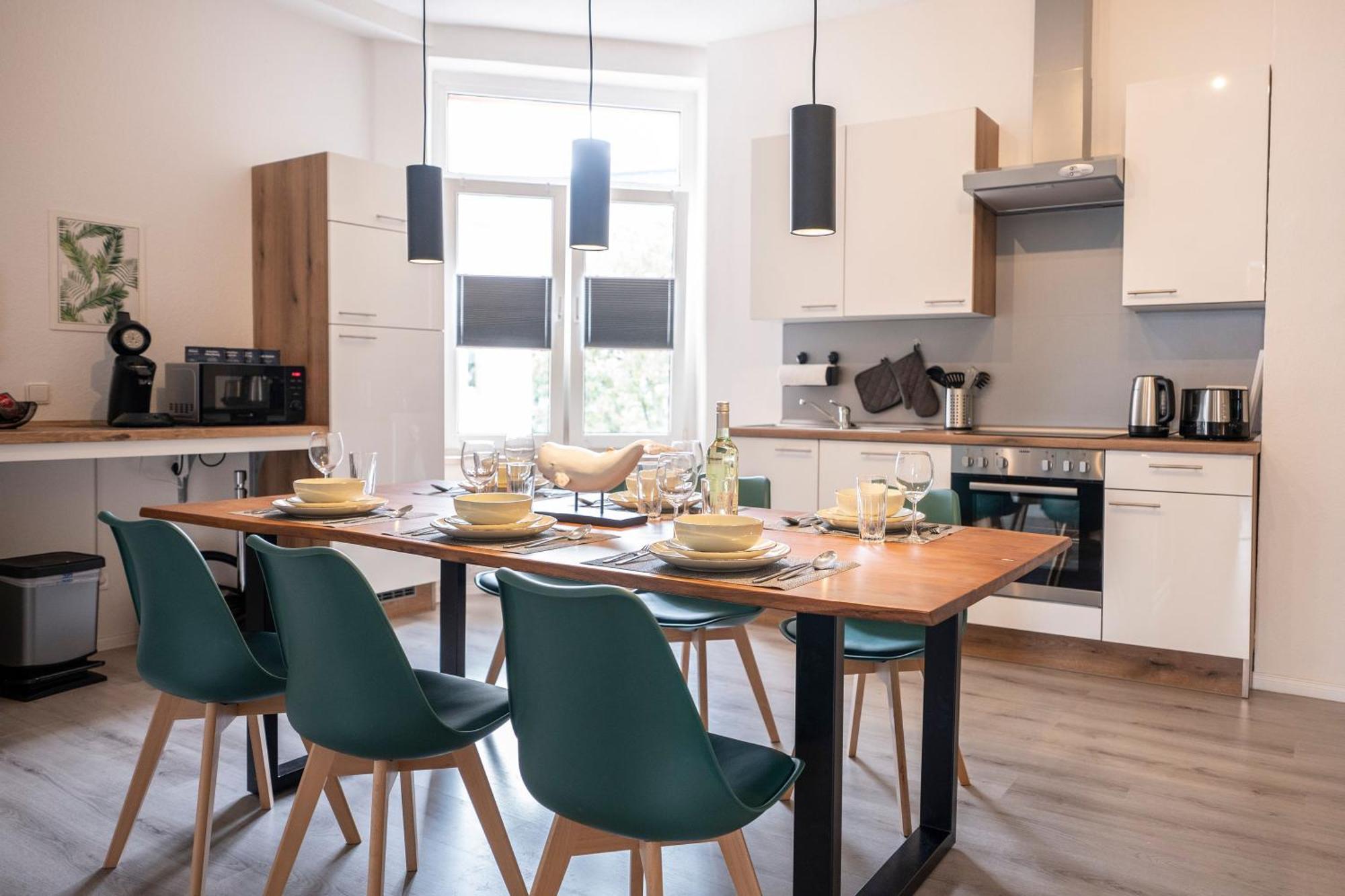 Loh9 - Das Apartment Im Citycenter - Parkplatz - Wlan - Aufzug Chemnitz Buitenkant foto