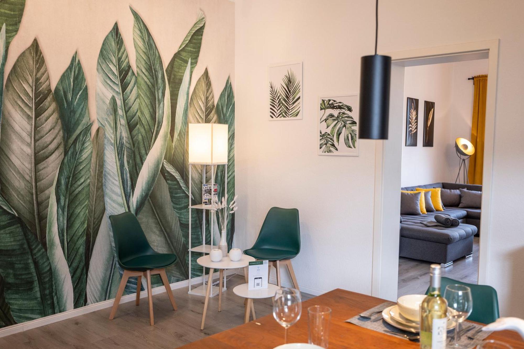 Loh9 - Das Apartment Im Citycenter - Parkplatz - Wlan - Aufzug Chemnitz Buitenkant foto