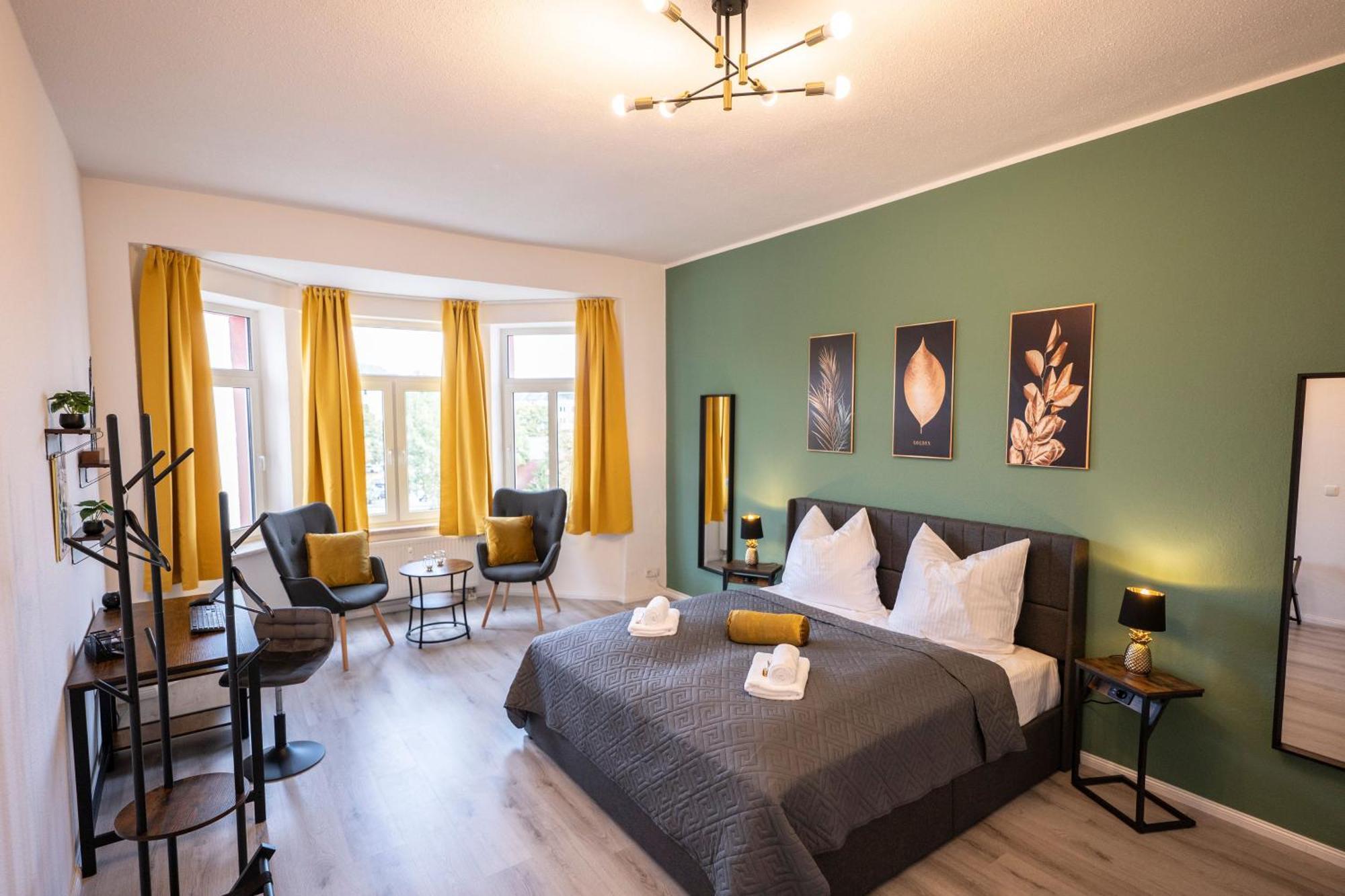 Loh9 - Das Apartment Im Citycenter - Parkplatz - Wlan - Aufzug Chemnitz Buitenkant foto